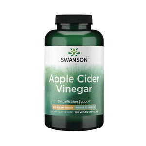 Swanson Apple Cider Vinegar - Higher Strength 625 mg [180 Capsulas Veganas]