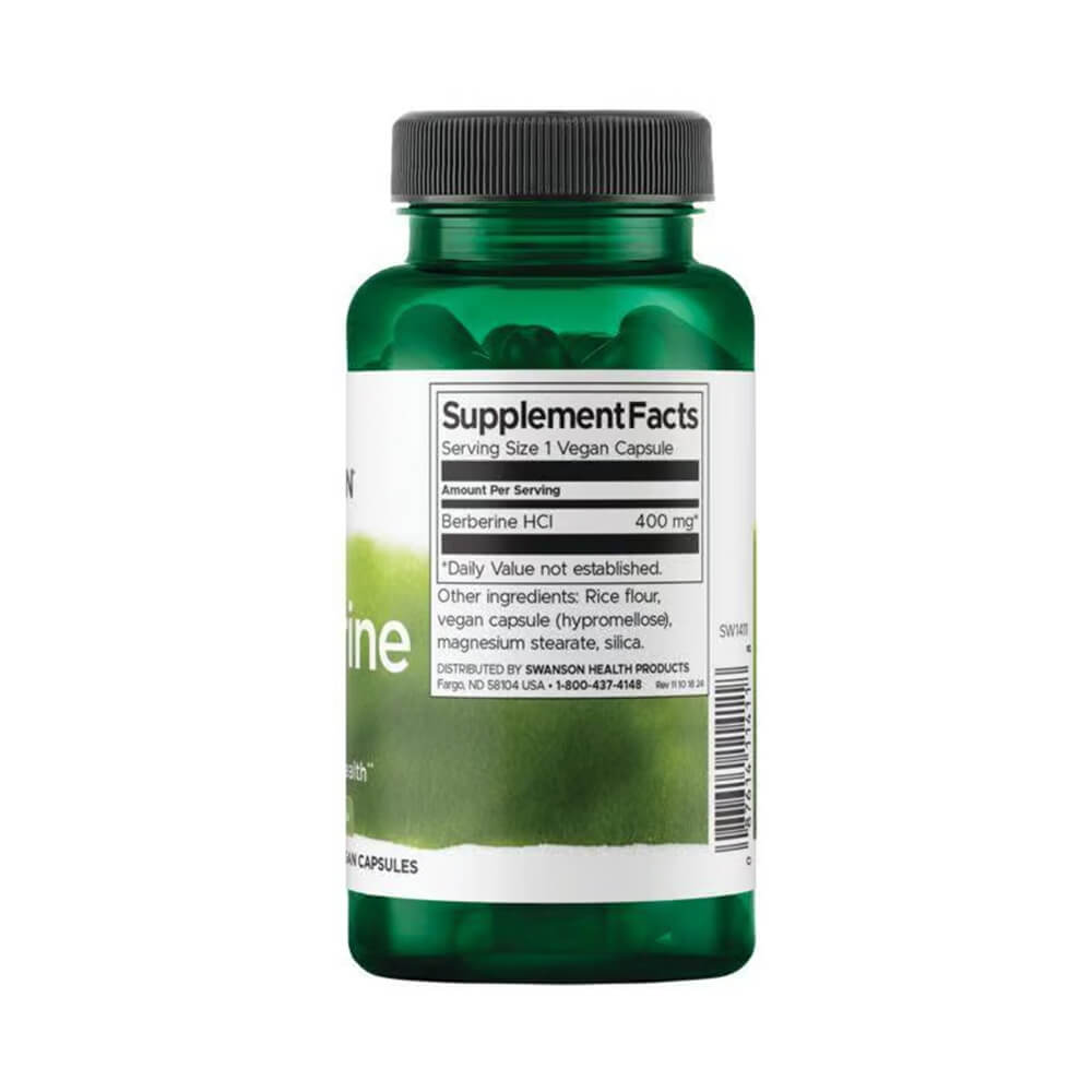 Swanson Berberine - 400 mg [60 Capsulas Veganas]