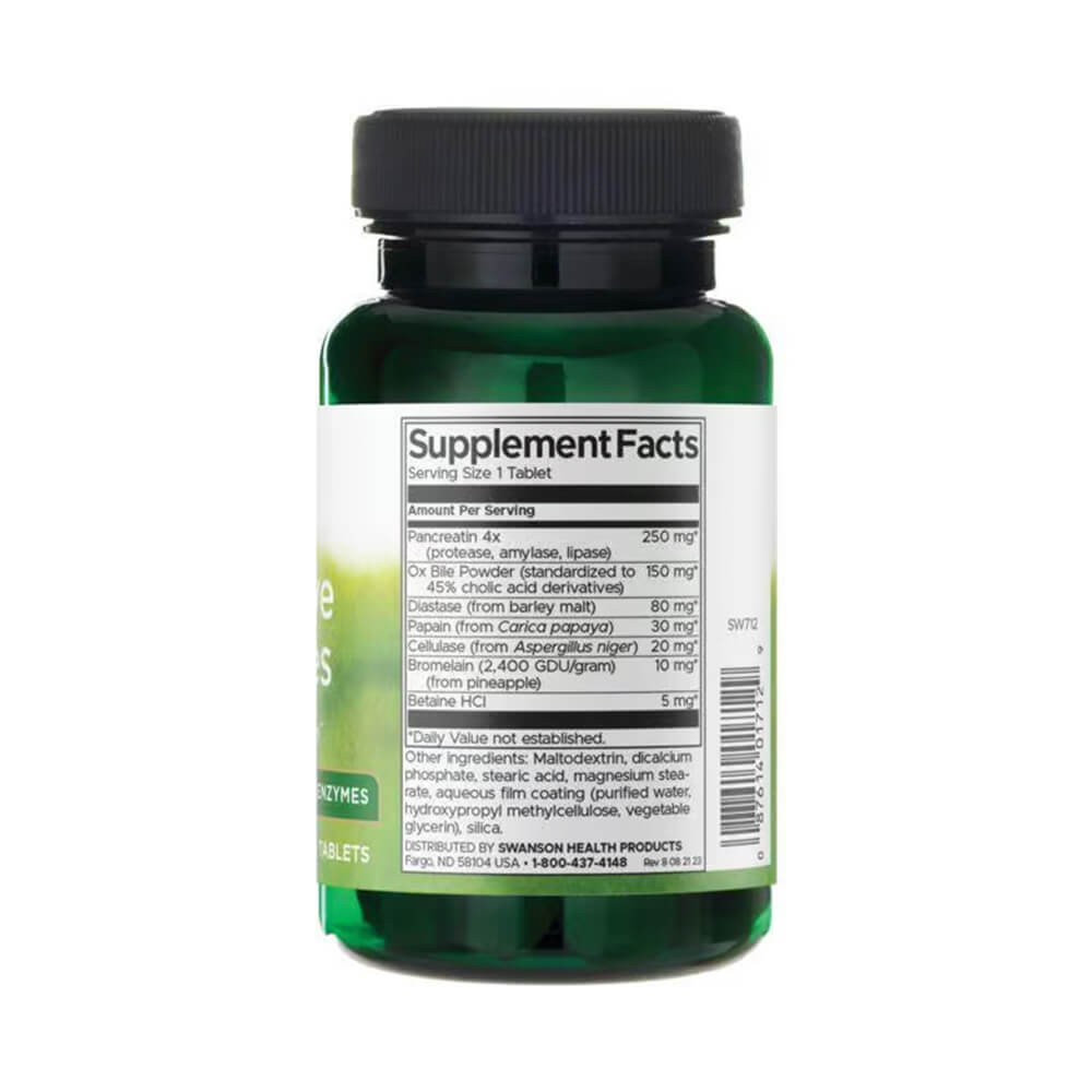 Swanson Digestive Enzymes - 90 Tabletas