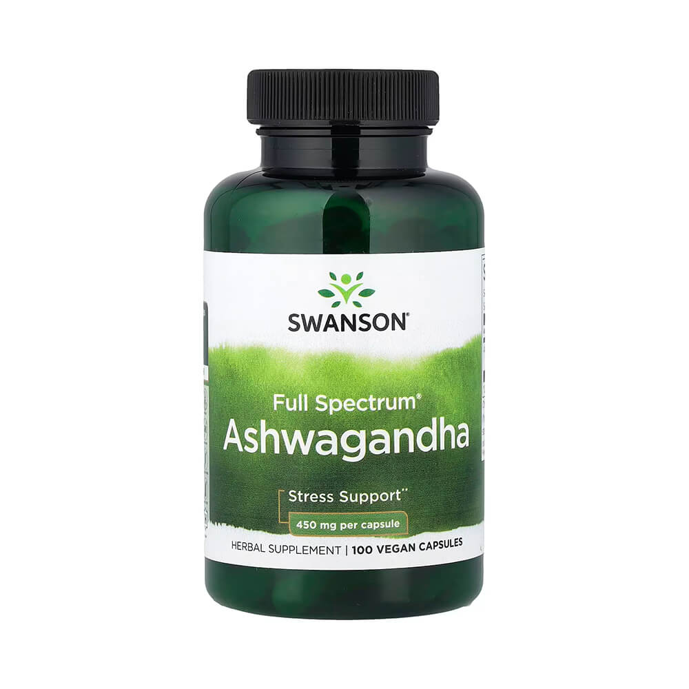 Swanson Full Spectrum Ashwagandha - 450 mg 100 Capsulas