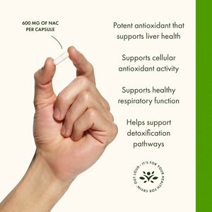 Swanson NAC N‑Acetyl Cysteine - 600 mg [100 Capsulas Veganas]