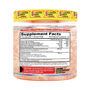 Terror Labz JOKER High Stim Pre‑Workout [300G]