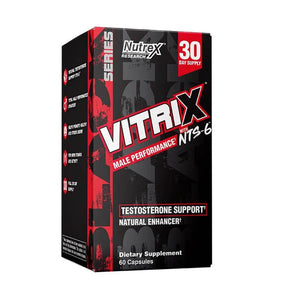 Nutrex Vitrix NTS-6 Precursor Natural Testosterona 60 Capsulas