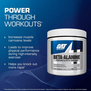 GAT Sport Beta-Alanine 100 Servicios Beta-Alanina onelastrep.cl