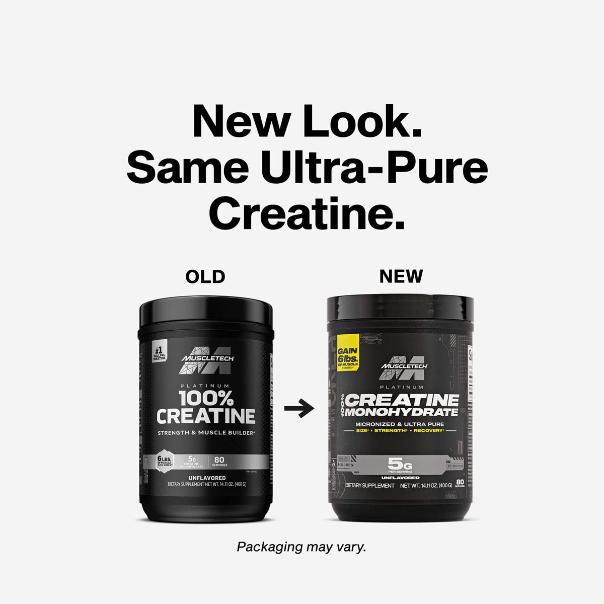 Muscletech Platinum 100% Creatine 400 Gr
