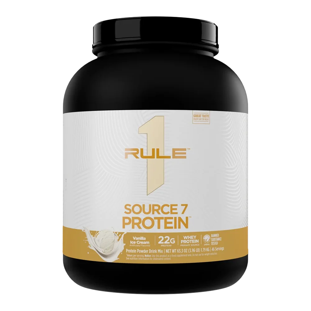 Rule 1 Source 7 Protein - 4 Lb [Mezcla de 7 Proteínas de Absorción Gradual]