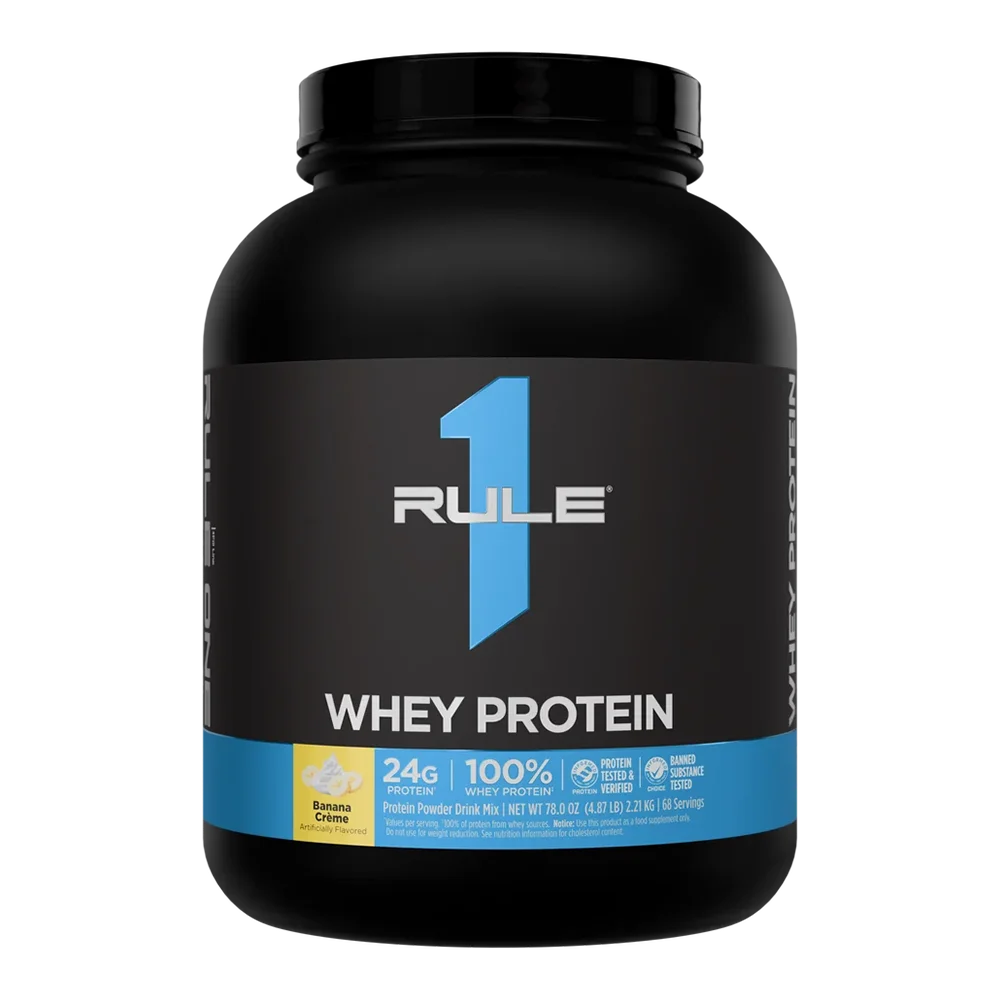 Rule 1 Whey Protein - 5 Lb [100% Proteína de Suero Concentrado e Hidrolizado]