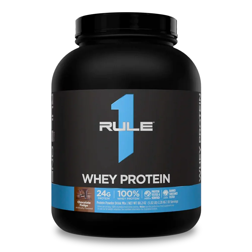 Rule 1 Whey Protein - 5 Lb [100% Proteína de Suero Concentrado e Hidrolizado]