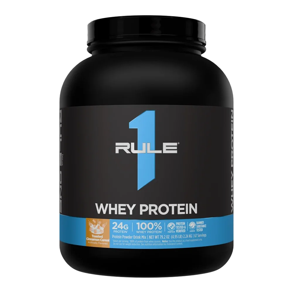 Rule 1 Whey Protein - 5 Lb [100% Proteína de Suero Concentrado e Hidrolizado]