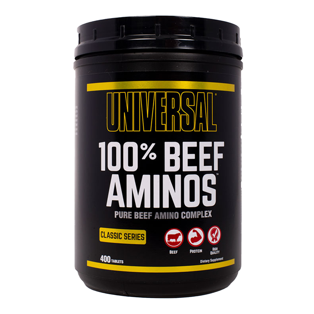 Universal Nutrition 100% Beef Aminos 400 Tabletas Aminoácidos onelastrep.cl