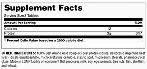 Universal Nutrition 100% Beef Aminos 200 Tabletas Aminoácidos onelastrep.cl
