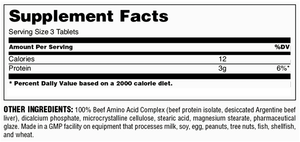 Universal Nutrition 100% Beef Aminos 400 Tabletas Aminoácidos onelastrep.cl