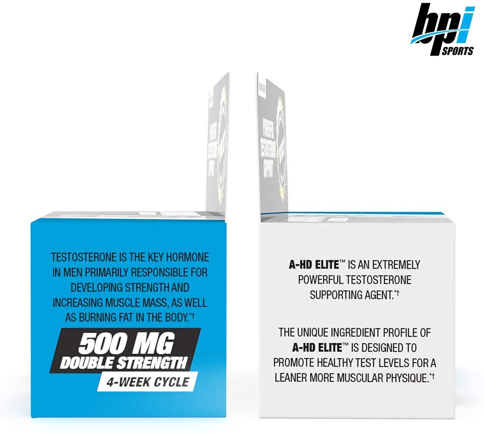 Bpi Sports A-HD Elite Aumento Natural Testosterona 30 Cápsulas Precursor Natural Testosterona onelastrep.cl