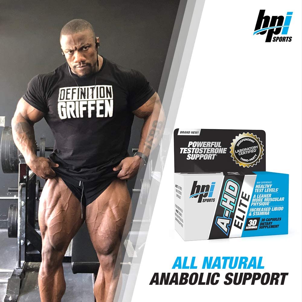 Bpi Sports A-HD Elite Aumento Natural Testosterona 30 Cápsulas Precursor Natural Testosterona onelastrep.cl