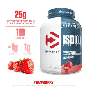 Dymatize ISO100 Hydrolyzed Proteina Hidrolizada 5 Lb Proteínas onelastrep.cl