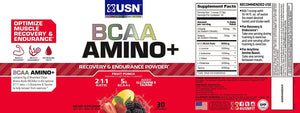 USN BCAA Amino+ Post-Workout 30 Servicios BCAA's onelastrep.cl