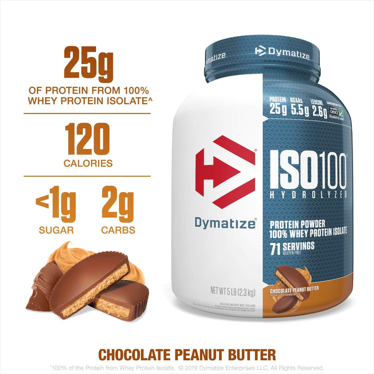 Dymatize ISO100 Hydrolyzed Proteina Hidrolizada 5 Lb Proteínas onelastrep.cl