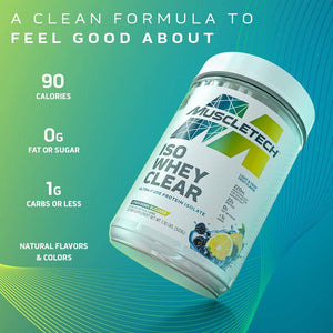 Muscletech Iso Whey Clear Proteina Aislada 1.1 Lb Proteínas onelastrep.cl