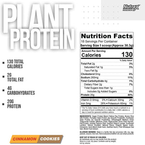 Nutrex Plant Protein Proteina Vegana 1.2 Lb Proteínas onelastrep.cl