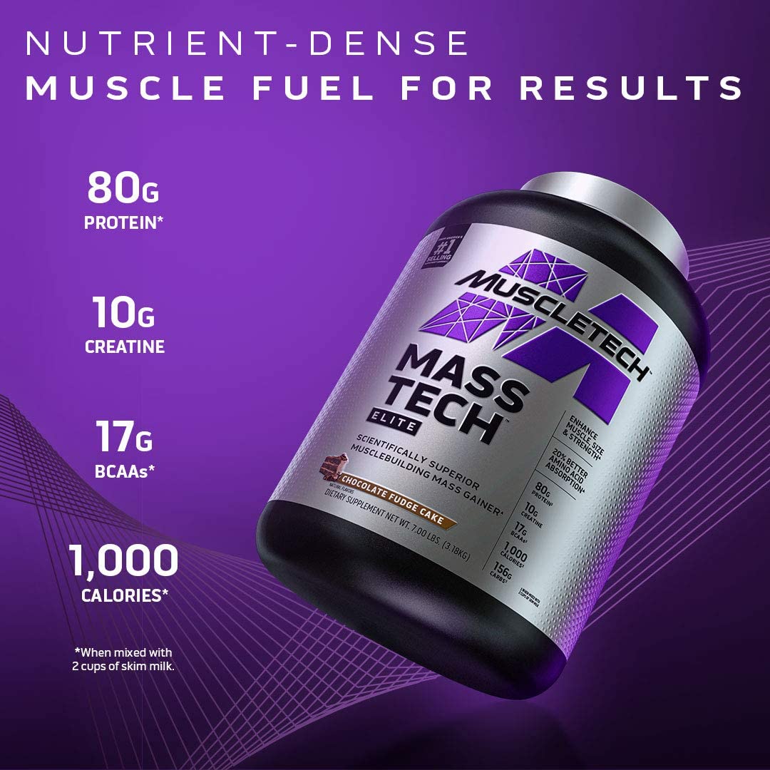 Muscletech Mass Tech Elite Ganador de Masa 7 Lb Ganador de Masa onelastrep.cl