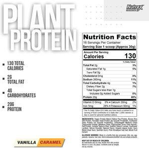 Nutrex Plant Protein Proteina Vegana 1.2 Lb Proteínas onelastrep.cl