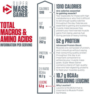 Dymatize Super Mass Gainer Ganador de Masa 6 Lb Ganador de Masa onelastrep.cl