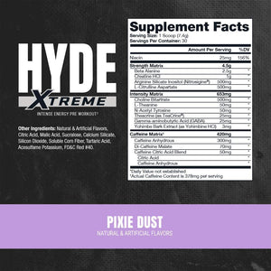 ProSupps Hyde Xtreme Pre-Workout 30 Servicios Pre-Workout onelastrep.cl