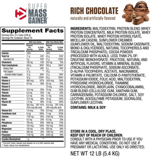 Dymatize Super Mass Gainer Ganador de Masa 12 Lb Ganador de Masa onelastrep.cl