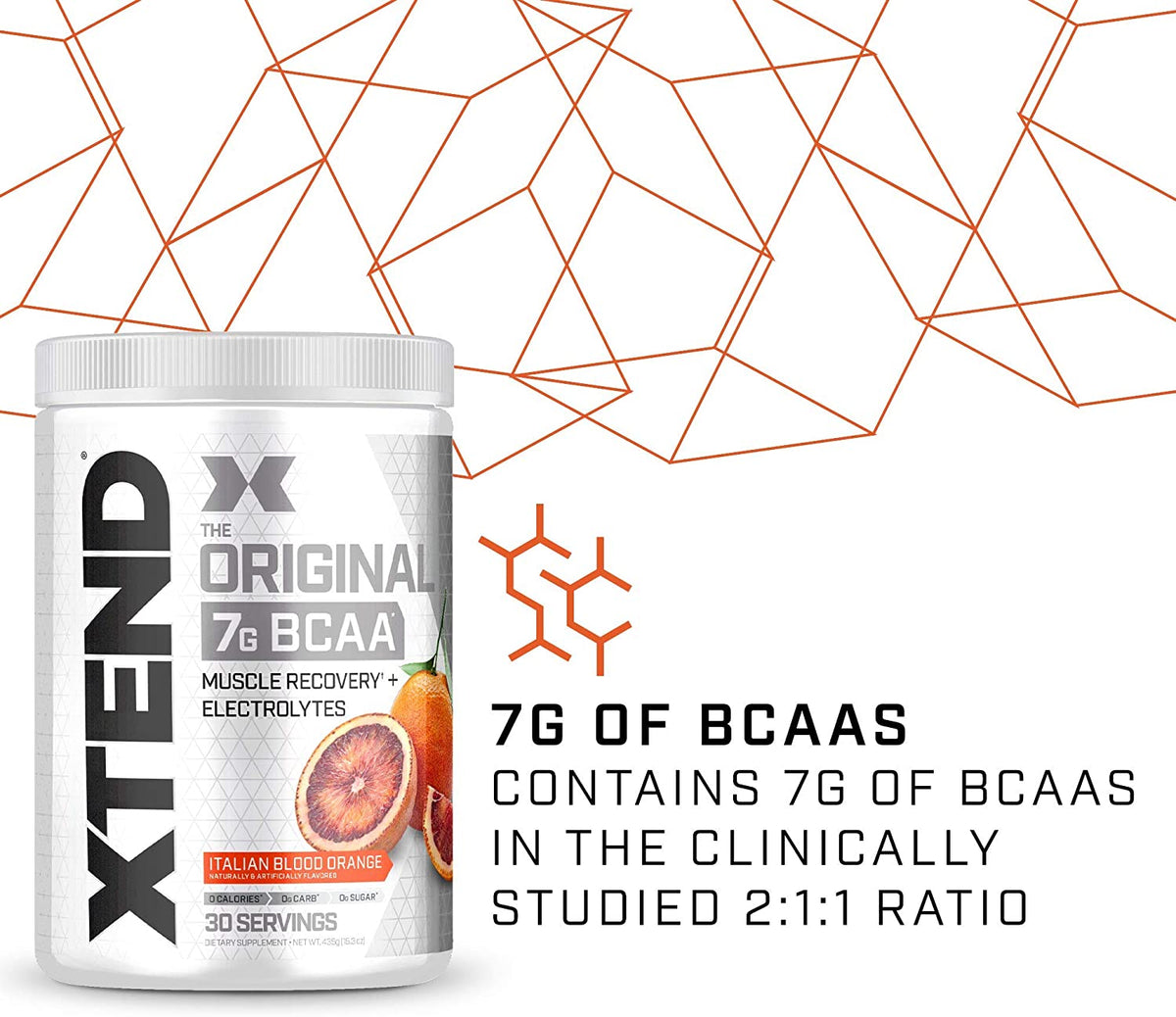 XTEND Original BCAA Powder Post-Workout 30 Servicios BCAA's onelastrep.cl