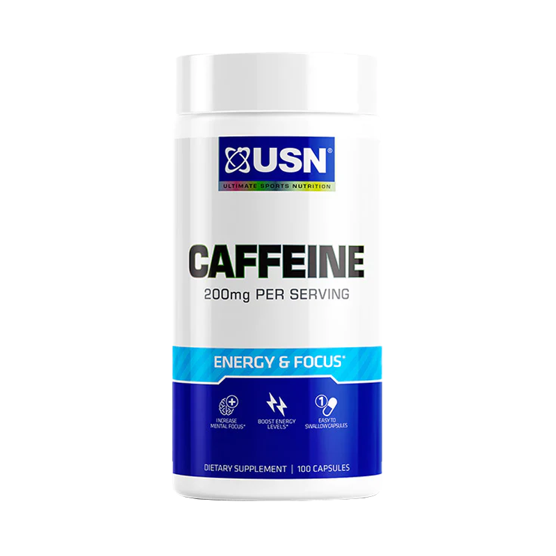 USN Caffeine Cafeina 100 Capsulas Cafeína onelastrep.cl