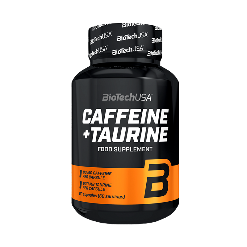 BioTechUSA Caffeine + Taurine Pre-Workout 60 Capsulas Cafeína onelastrep.cl