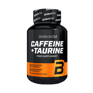 BioTechUSA Caffeine + Taurine Pre-Workout 60 Capsulas Cafeína onelastrep.cl