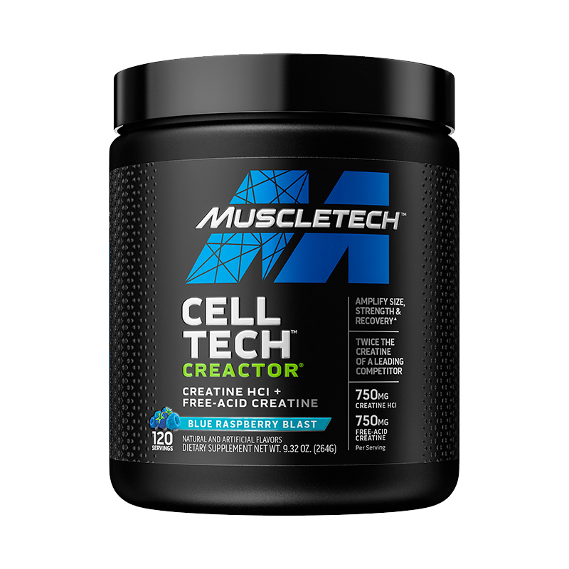 Muscletech Cell-Tech Creactor Creatina HCL 120 Servicios Creatinas onelastrep.cl