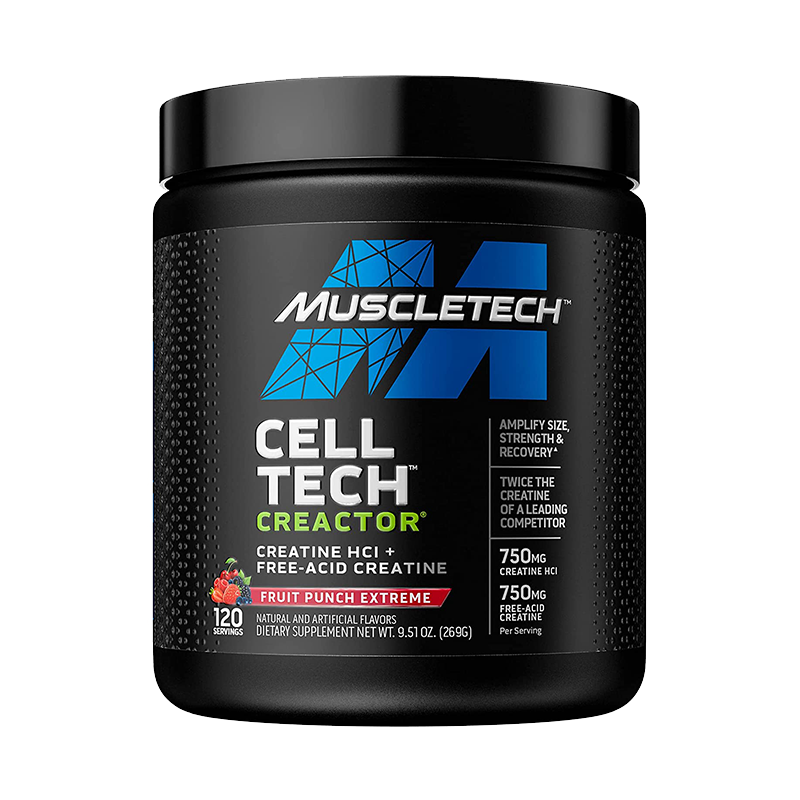 Muscletech Cell-Tech Creactor Creatina HCL 120 Servicios Creatinas onelastrep.cl