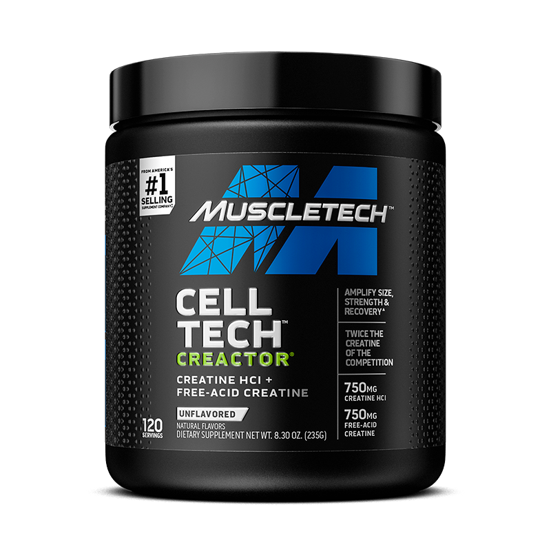 Muscletech Cell-Tech Creactor Creatina HCL 120 Servicios Creatinas onelastrep.cl