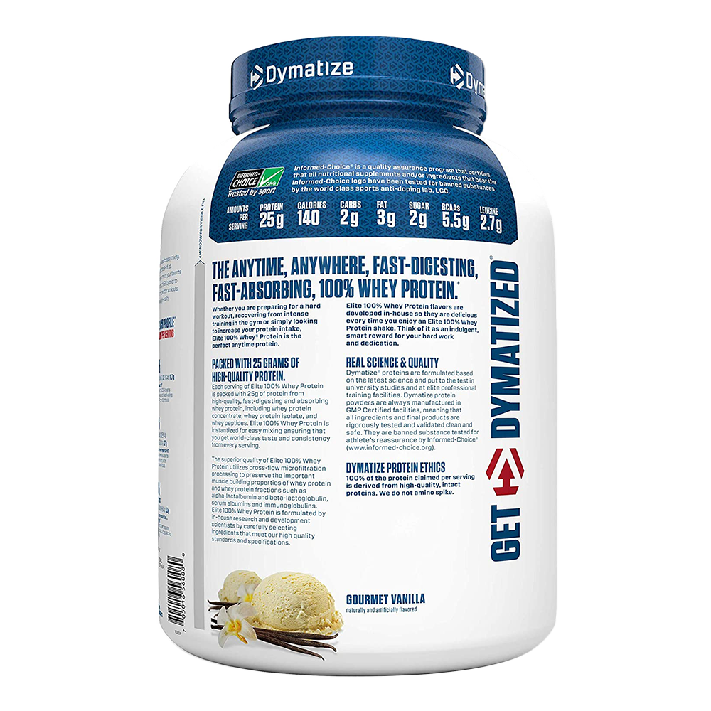 Dymatize Elite 100% Whey Proteina 5 Lb Proteínas onelastrep.cl