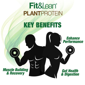 Fit & Lean Plant Protein Proteina Vegana 1.25 Lb Proteínas onelastrep.cl
