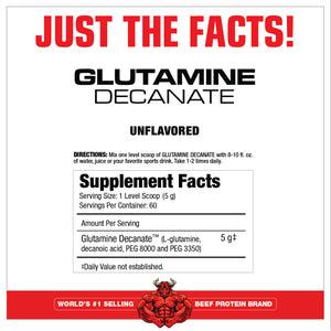 MuscleMeds Glutamine Decanate Glutamina 300 Gr Glutaminas onelastrep.cl