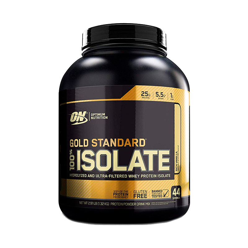 Optimum Nutrition Gold Standard 100% Isolate Proteina 3 Lb Proteínas onelastrep.cl