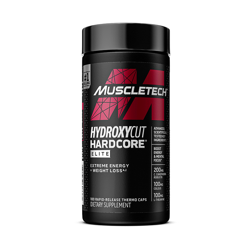 Muscletech Hydroxycut Hardcore Elite Quemador de Grasa 100 Capsulas Quemador de Grasa Termogénico onelastrep.cl