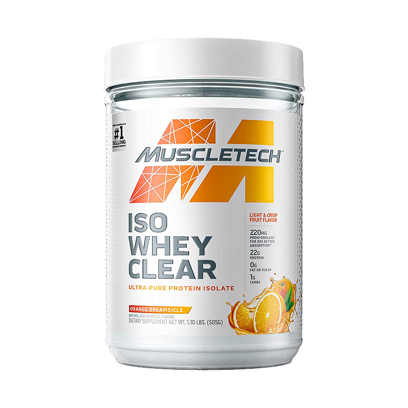 Muscletech Iso Whey Clear Proteina Aislada 1.1 Lb Proteínas onelastrep.cl