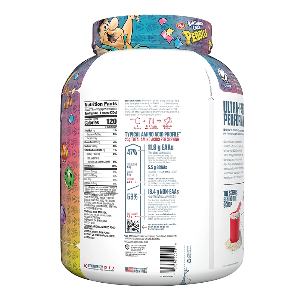 Dymatize ISO100 Hydrolyzed Proteina Hidrolizada 5 Lb Proteínas onelastrep.cl