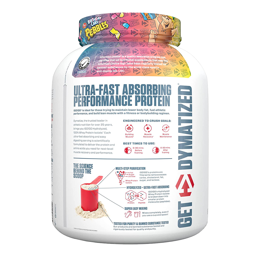 Dymatize ISO100 Hydrolyzed Proteina Hidrolizada 5 Lb Proteínas onelastrep.cl