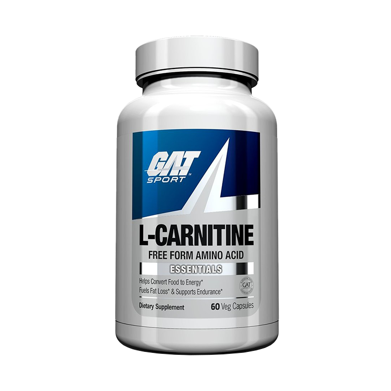 GAT Sport L-Carnitine Quemador de Grasa 60 Capsulas Quemador de Grasa Lipotrópico onelastrep.cl