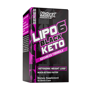 Nutrex Lipo-6 Black Keto Quemador de Grasa Cetogenico 60 Capsulas Quemador de Grasa Cetogénico onelastrep.cl