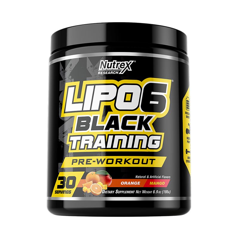 Nutrex Lipo-6 Black Training Pre-Workout 30 Servicios Pre-Workout onelastrep.cl