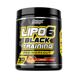 Nutrex Lipo-6 Black Training Pre-Workout 30 Servicios Pre-Workout onelastrep.cl