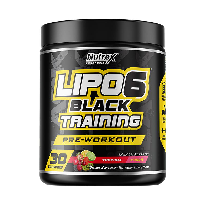 Nutrex Lipo-6 Black Training Pre-Workout 30 Servicios Pre-Workout onelastrep.cl