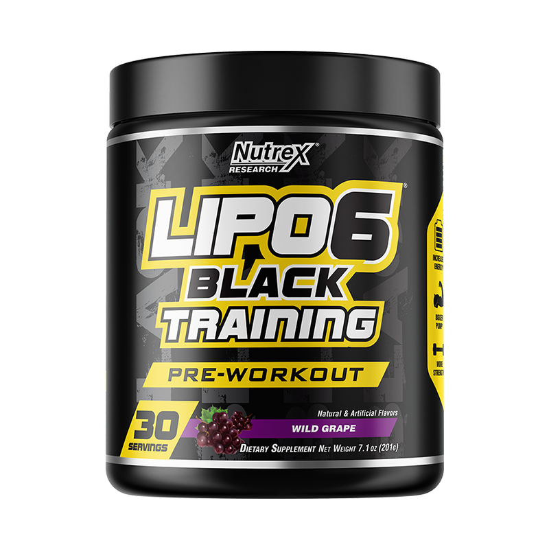 Nutrex Lipo-6 Black Training Pre-Workout 30 Servicios Pre-Workout onelastrep.cl