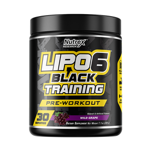 Nutrex Lipo-6 Black Training Pre-Workout 30 Servicios Pre-Workout onelastrep.cl